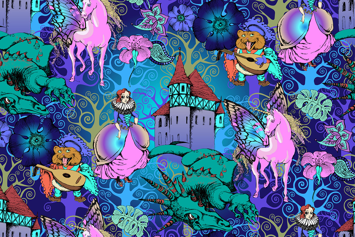 Magic Unicorns - set n1, a Pattern Graphic by Designs by Helen Trupak (Photo 7 of 7)