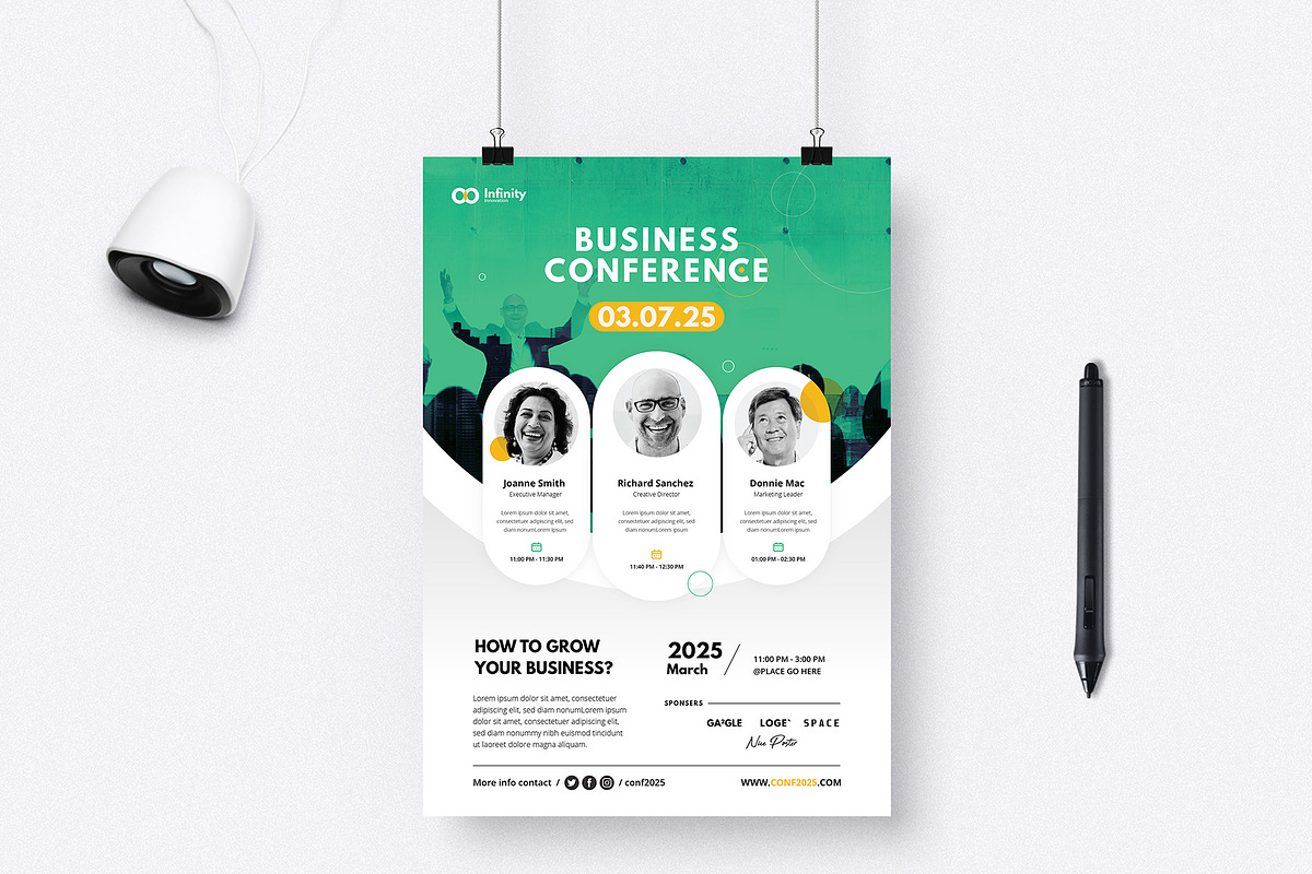 Event / Conference Flyer, a Flyer Template by Creativity-Design (Photo 3 of 4)