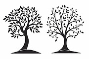 Tree of Life Silhouette Bundle, an Illustration by Designs_River (Thumbnail 2 of 9)