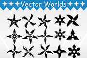 Ninja Star SVG, Ninja Stars SVG, an Object Graphic by VectorWorlds (Thumbnail 2 of 3)