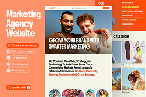 Marketing Agency Landing Page, a Landing Page Template by Ahmed Rubel