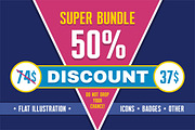 Super Bundle - 50% Discount!, an Icon by serkorkin (Thumbnail 1 of 5)