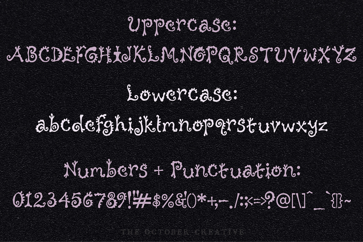 Sugarwreck Thorny Display Font, a Handwritten Font by The October Creative (Photo 2 of 8)