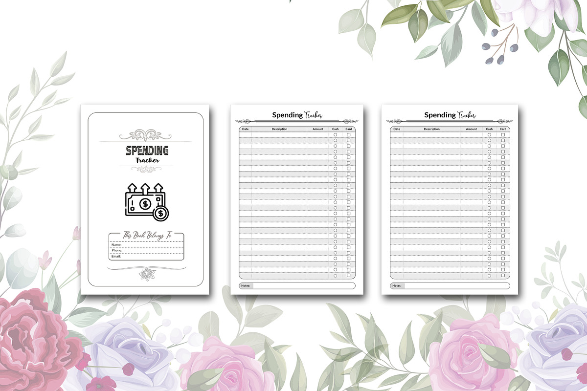 Spending Tracker, a Stationery Template by design_hut (Photo 3 of 3)