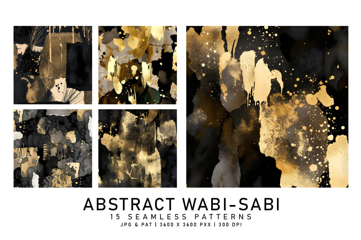 Abstract Wabi-Sabi, a Pattern Graphic by Digital Art Creations (Photo 3 of 7)