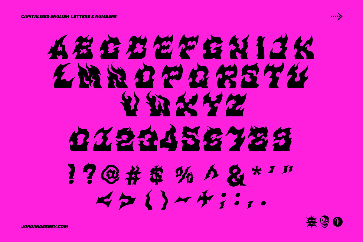 BRIMSTONE Font, a Font by Jordan Debney Art (Photo 2 of 4)