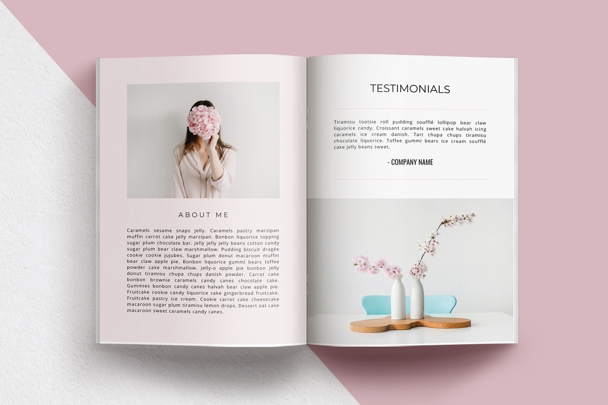 Kylie CANVA Media Kit, a Magazine Template by Gillian Sarah (Photo 8 of 10)