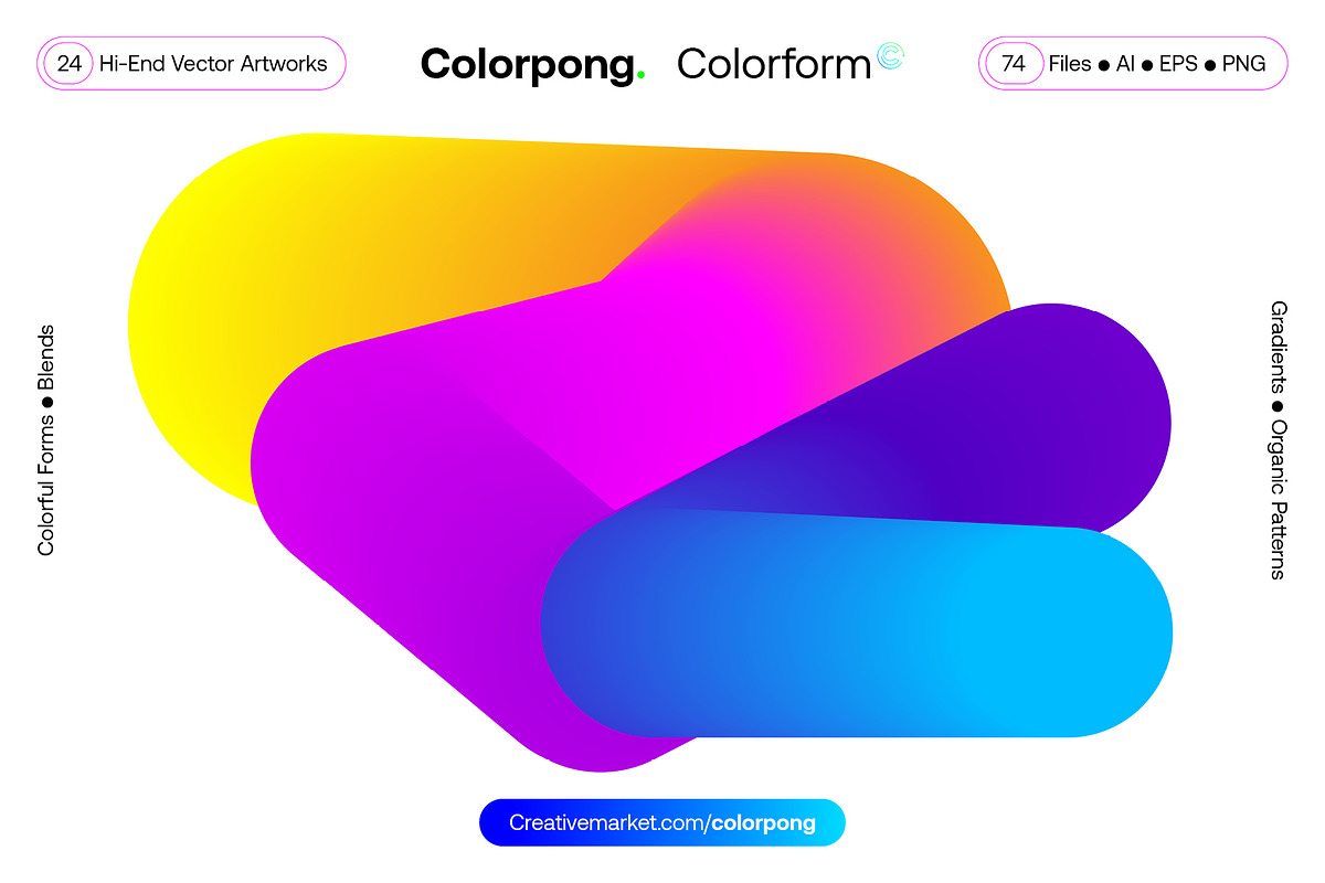 Colorform - Vector Bundle, a Texture Illustration by Colorpong (Photo 2 of 15)