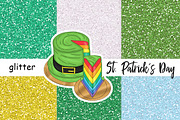 St. Patricks Day Glitter, a Texture Graphic by GlamArtZhanna (Thumbnail 1 of 3)