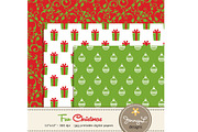 Fun Christmas Digital Papers, a Pattern Graphic by JennyL Designs (Thumbnail 3 of 4)