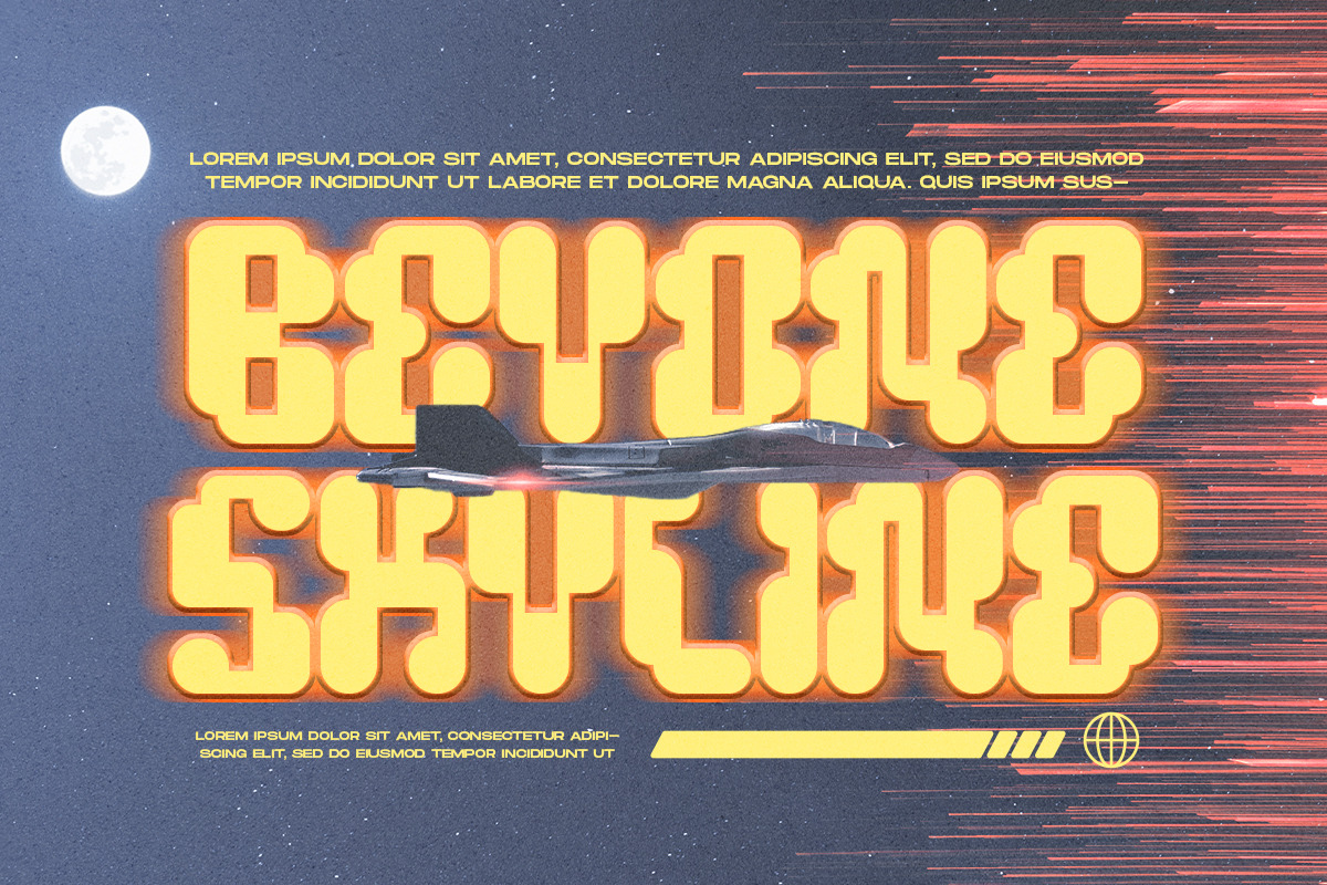 Vixela - Creative Y2K Font, a Sans Serif Font by Pixel Picasso Studio (Photo 7 of 12)