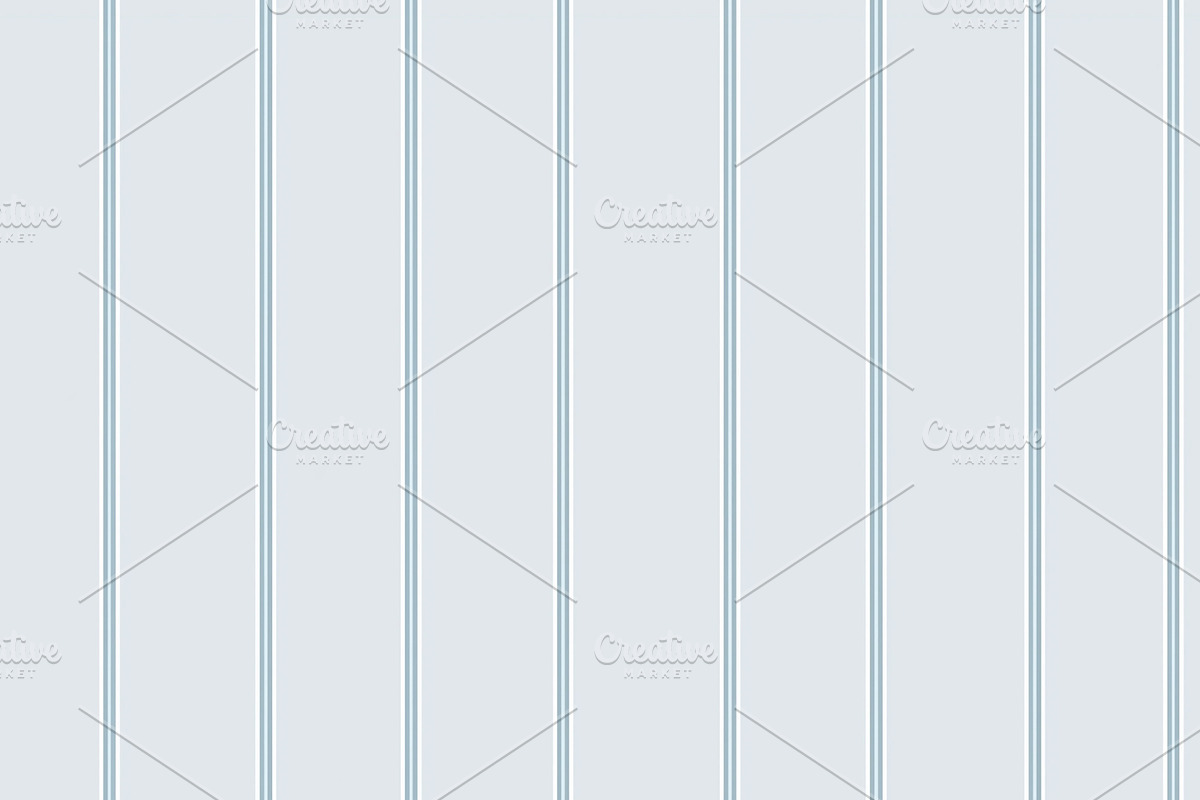 Seamless pattern, white background with light blue double pinstr, a Pattern Graphic by Studio ANNA