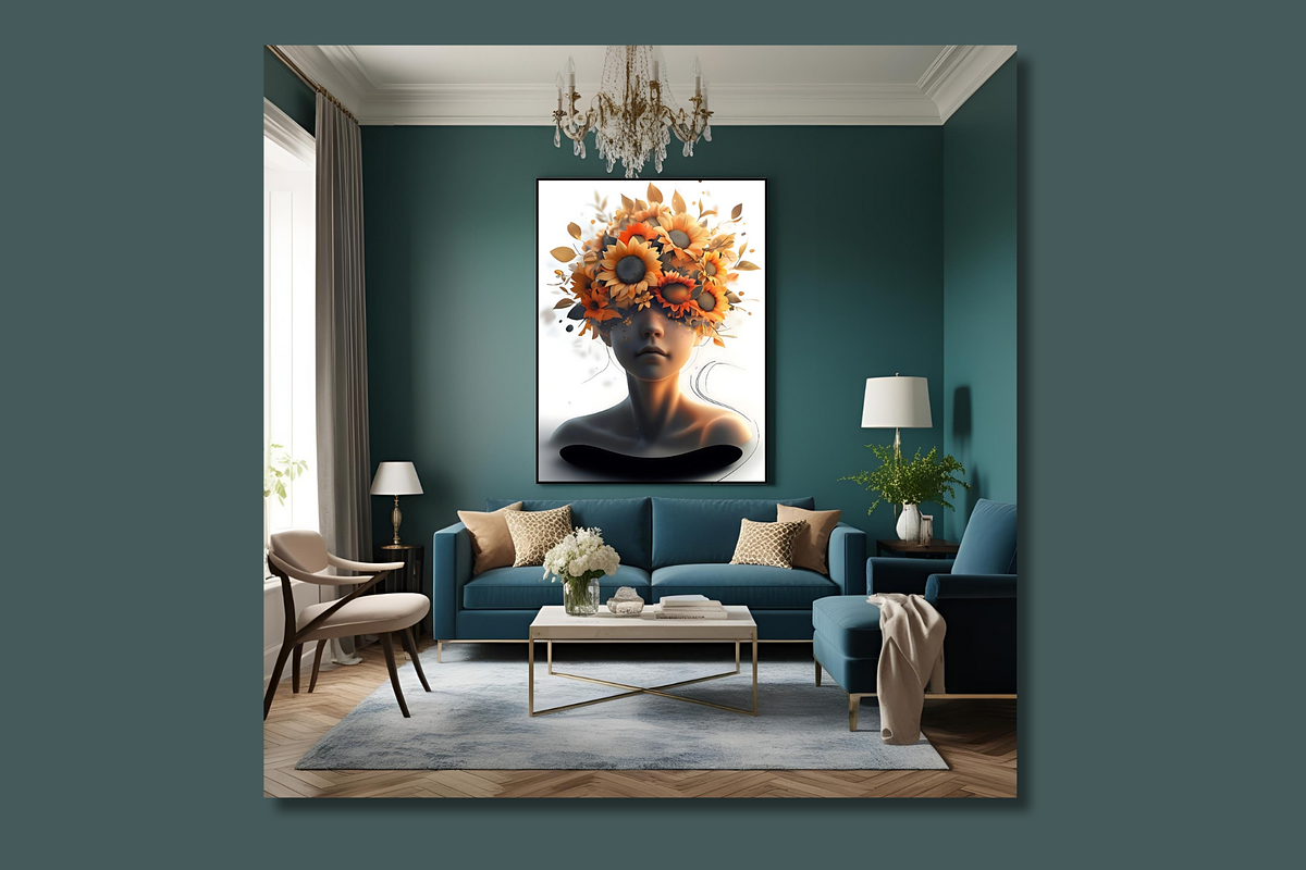 Abstract Floral Wall Art, an Abstract Photo by FakhiiDesigns (Photo 4 of 4)