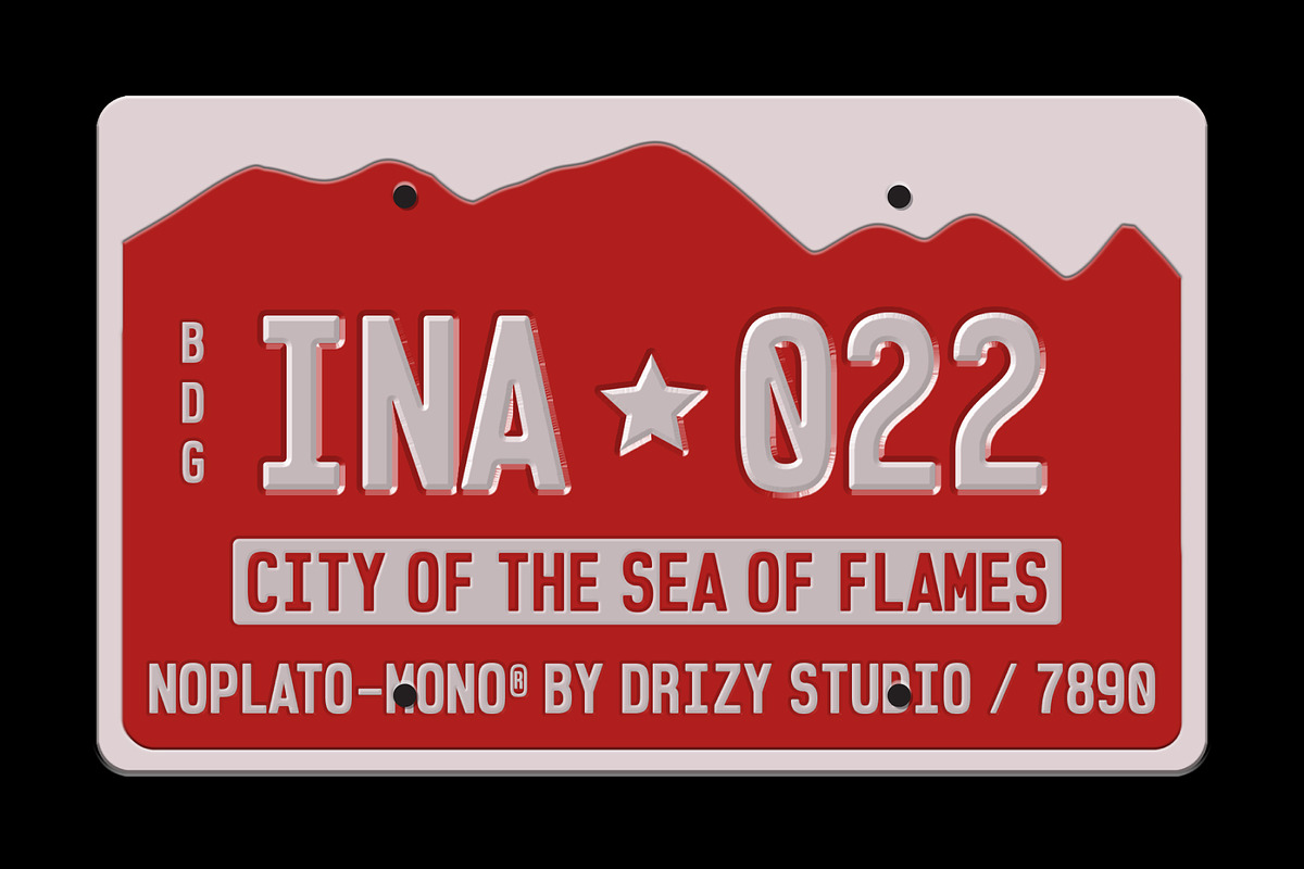Noplato Mono - Condensed Monospaced, a Sans Serif Font by Drizy (Photo 9 of 10)