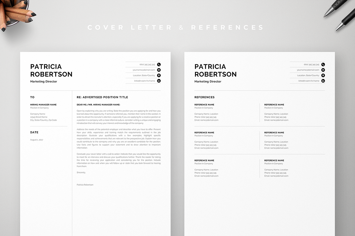 Resume Template Patricia, a Resume Template by Olympia Resume (Photo 2 of 4)