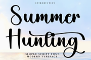 Summer Hunting, a Handwritten Font by InermediaSTUDIO (Thumbnail 1 of 8)