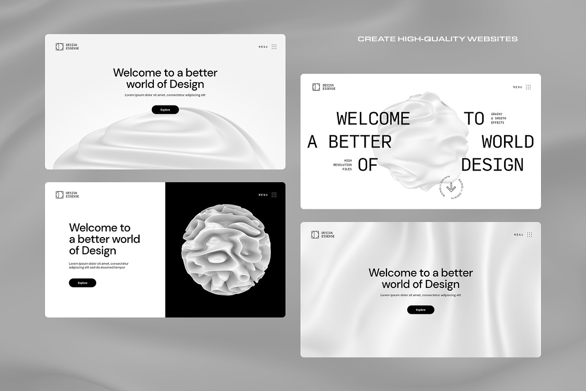 Modern 3D White - 60 illustrations, an Object Graphic by assetpro.design (Photo 9 of 11)