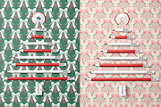 Jolly Christmas Bows Pattern, a Pattern Graphic by Schatzi Graphik (Thumbnail 7 of 7)