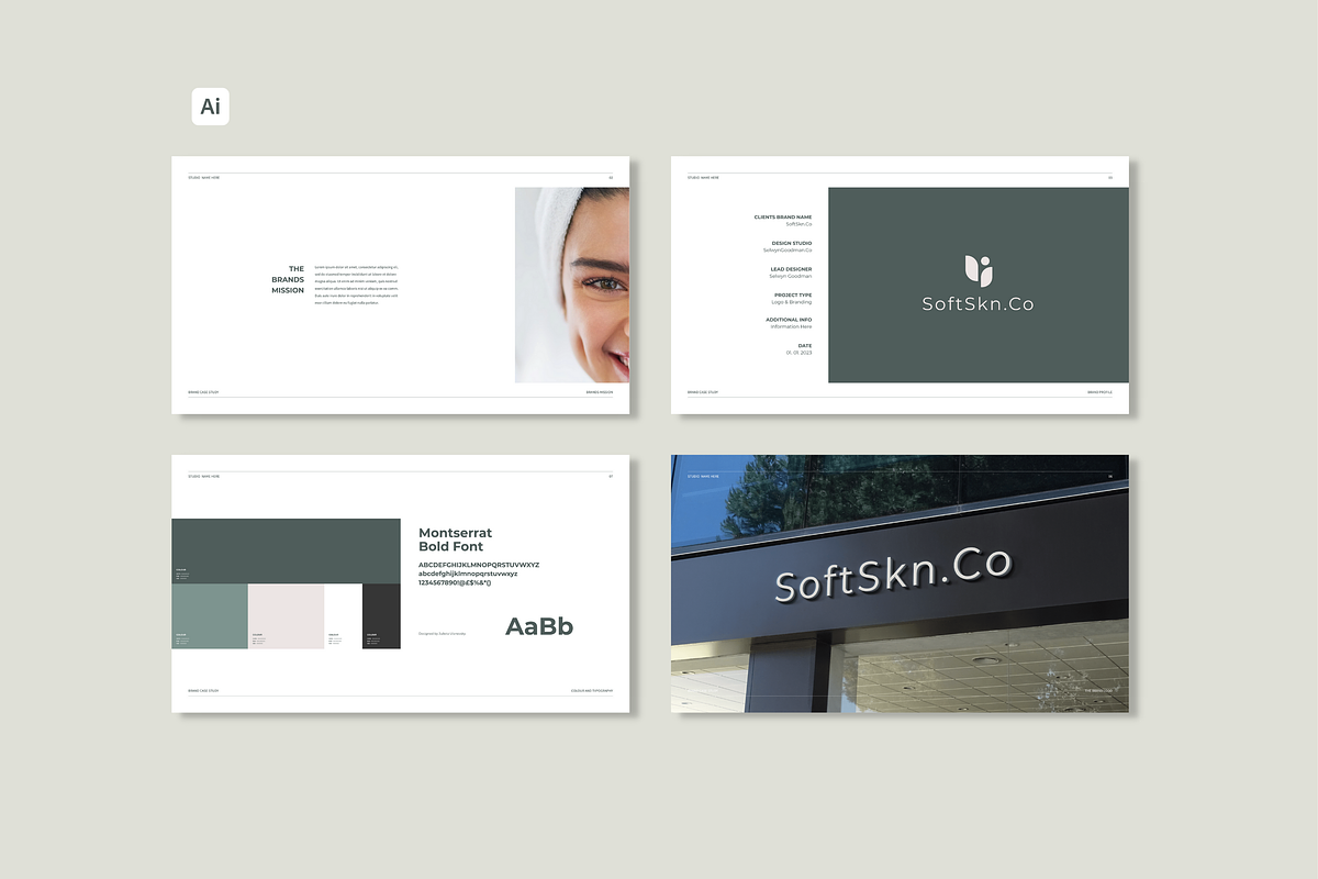 Brand Case Study Template, a Templates & Theme by Swyn.Studio (Photo 3 of 5)