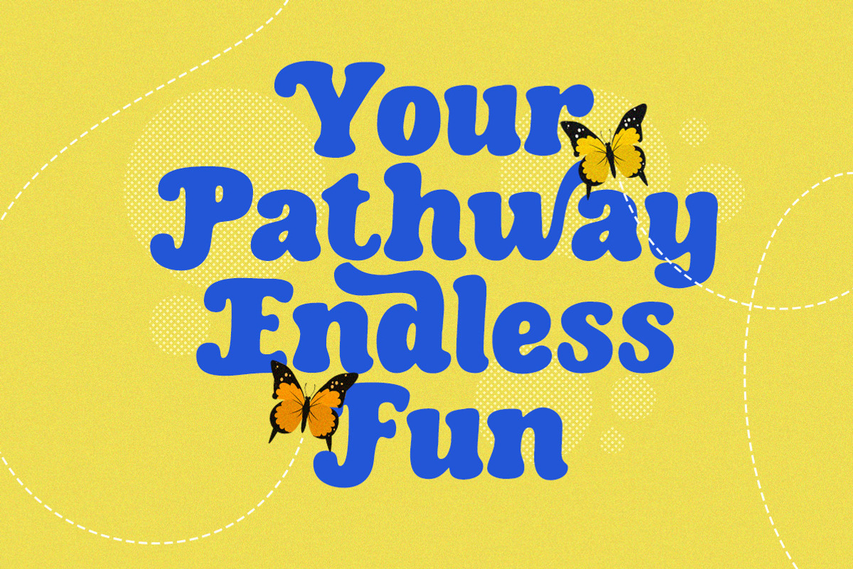 Lovie Cloud Fun Display Font, a Serif Font by Letterhend Studio (Photo 6 of 9)
