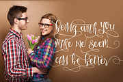 Sweetline Typeface, a Script Font by Dirtyline Studio (Thumbnail 5 of 12)