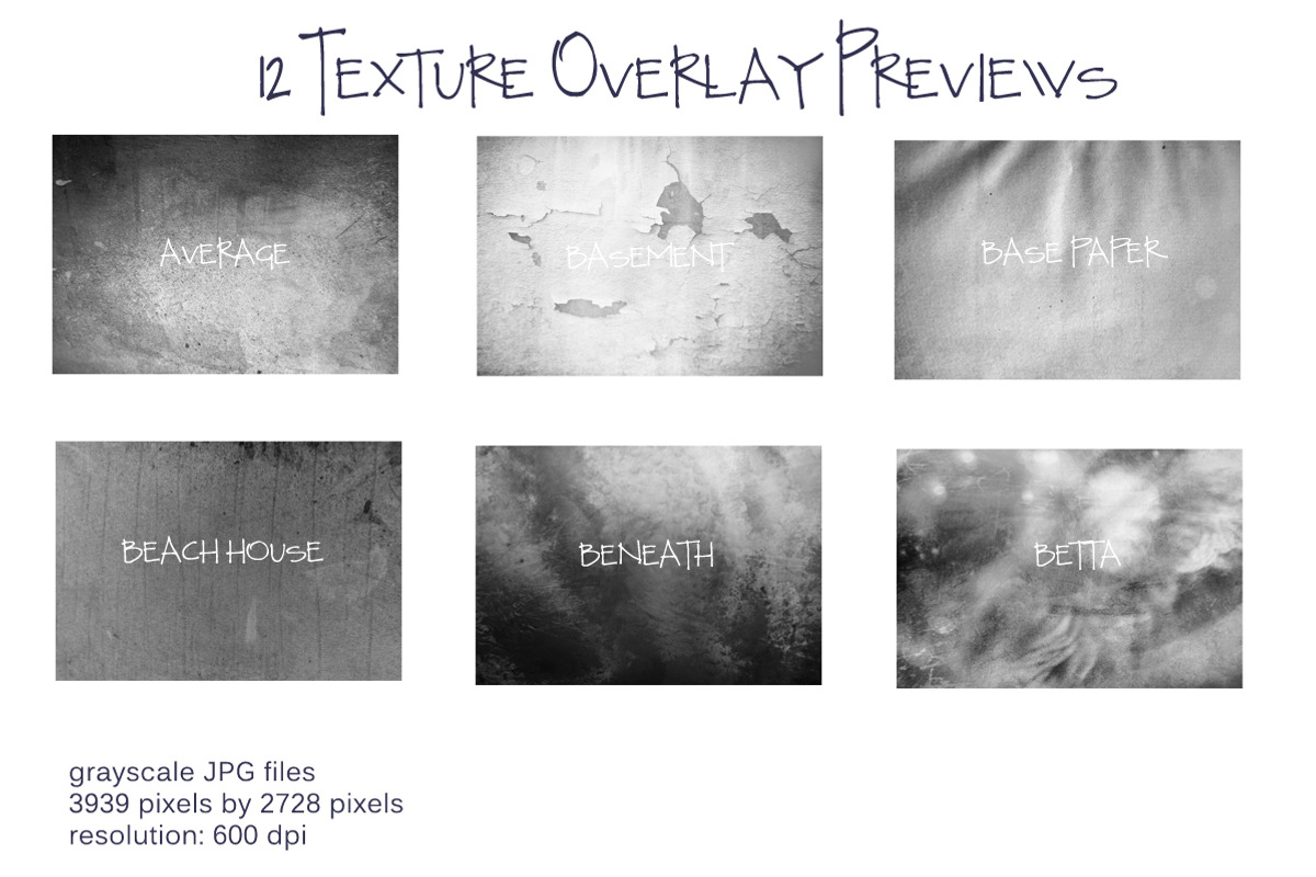 Simple Texture Overlays, a Texture Graphic by CarlyArtDaily