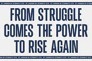 ET Jurgen -New Modern Condensed Font, a Sans Serif Font by Eternity Studio (Thumbnail 9 of 12)