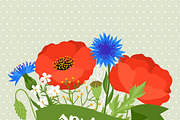 Backgrounds with spring flowers., a Card Template by incomible (Thumbnail 2 of 3)