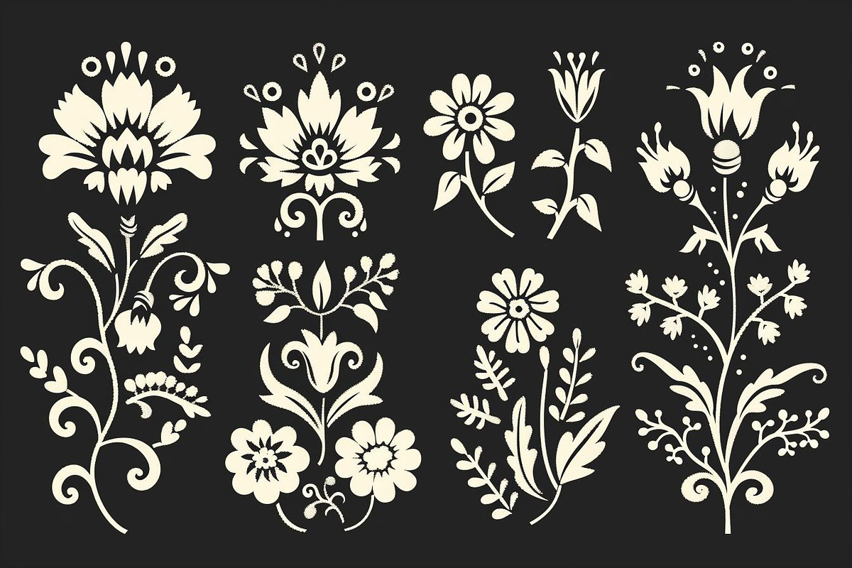 Floral Vine Laser Cut Bundle, an Object Graphic by hafijul (Photo 3 of 10)