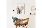 Nursery Mockup Frame Customisable, a Print Template by The White Space Co. (Thumbnail 2 of 8)
