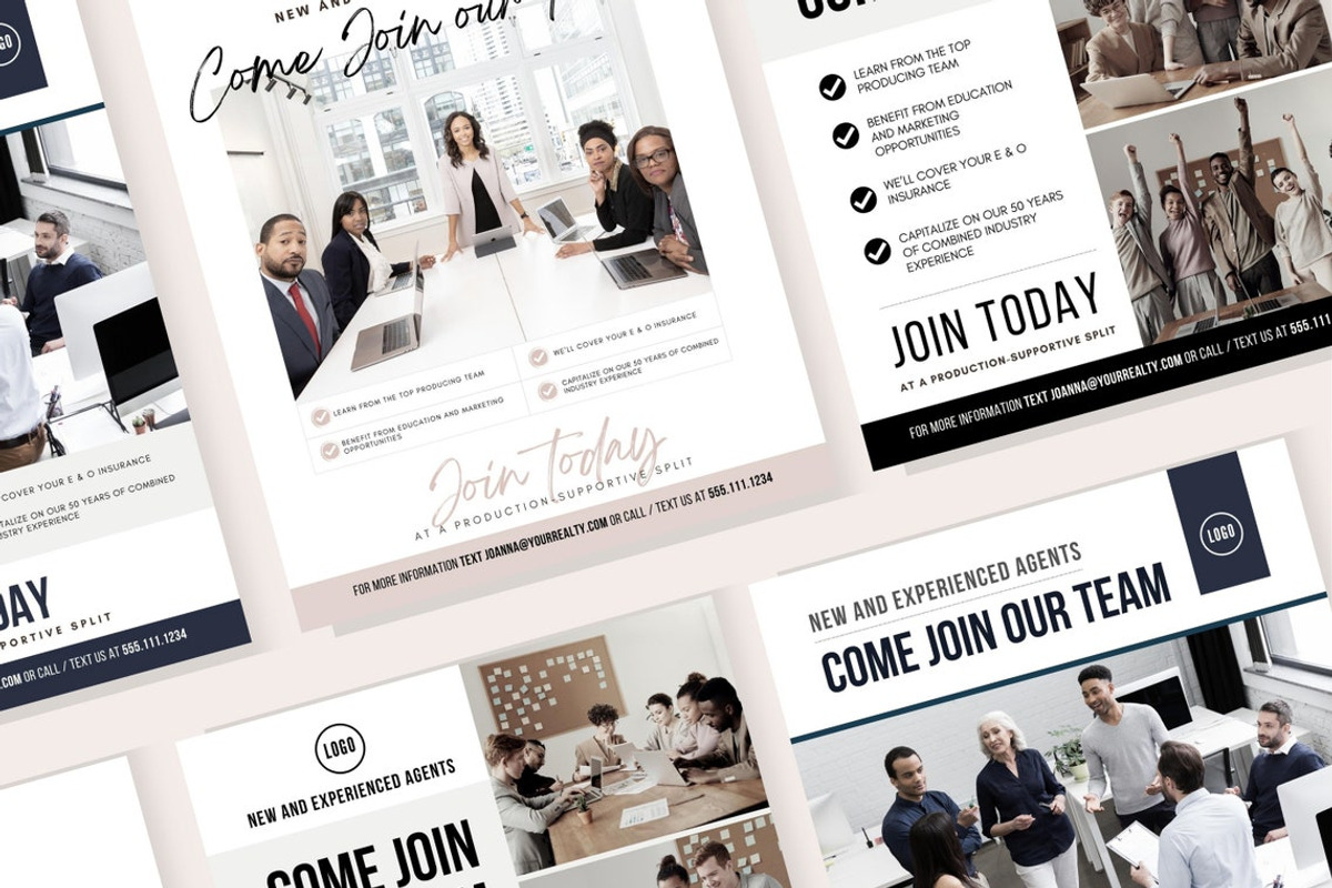 Real Estate Recruiting Flyer - CANVA, a Flyer Template by RealEstateDreams (Photo 6 of 8)