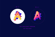 Plastic font / Illustrated letters, a Font by alekseiderin (Thumbnail 2 of 8)