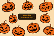 Halloween Party cards bundle, an Illustration by Arthur Balitskiy (Thumbnail 4 of 6)