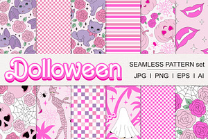 Barbie Halloween Pattern Set