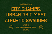 SFC City Champs, a Slab Serif Font by Skilline Supply Co. (Thumbnail 6 of 8)