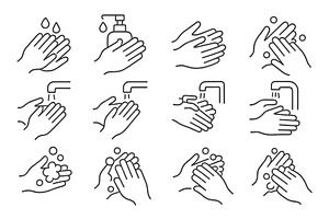 Step-by-step handwashing process, a Nature Photo by ZinetroN