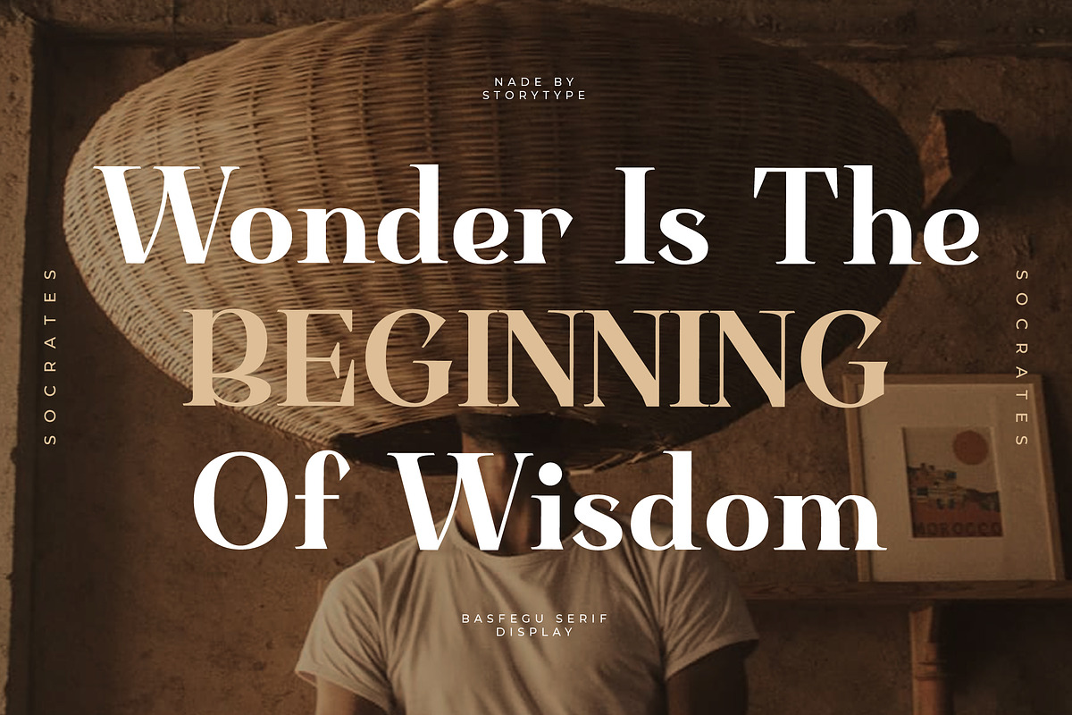 Basfegu A New Display Serif Font, a Serif Font by Storytype Studio (Photo 2 of 15)