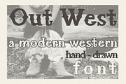 Out West, Multi-Lingual Western Font, a Handwritten Font by Eryn Rose Design (Thumbnail 2 of 15)