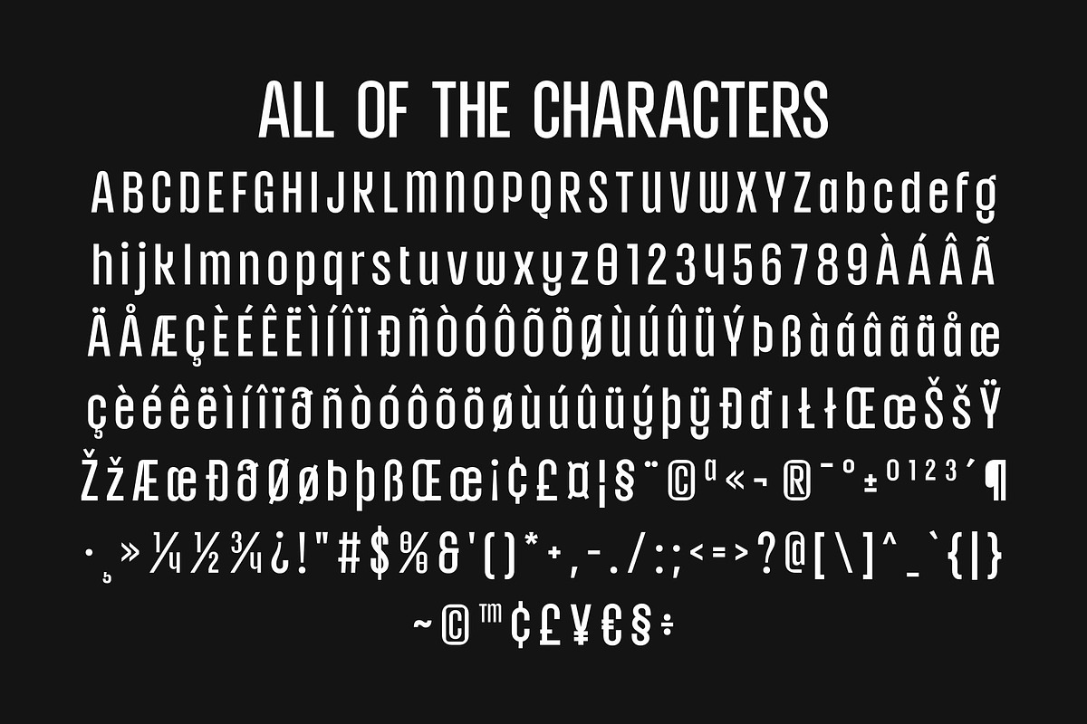 CS Brock – Condensed Font, a Sans Serif Font by Craft Supply Co. (Photo 8 of 8)