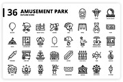 3,600 Icons x3 Styles, an Outline Icon by monkik (Thumbnail 16 of 299)
