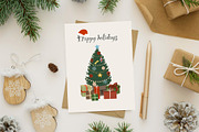 Cozy Christmas. Flat illustrations, a Seasonal Illustration by OZartRoom (Thumbnail 5 of 12)