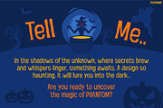 PHANTOM, a Font by Pinisi ART (Thumbnail 9 of 10)