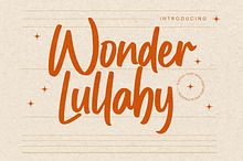 Wonder Lullaby – Playful Font