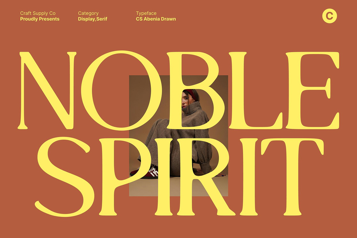 CS Abenia Drawn, a Serif Font by Craft Supply Co. (Photo 6 of 8)