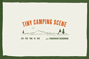 Tiny Camping Scene, an Object Graphic by mina (Thumbnail 1 of 4)