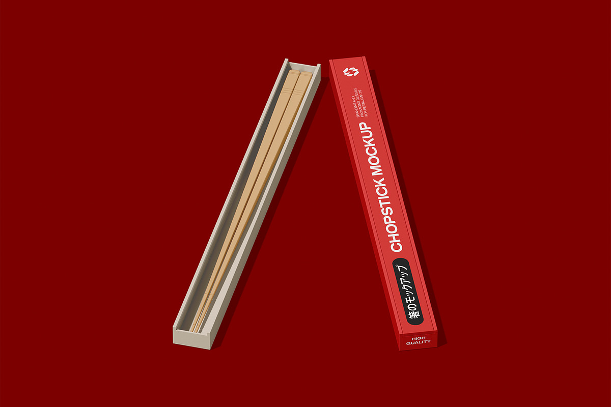 Chopstick Mockup, a Household Mockup by Unerispace (Photo 2 of 5)