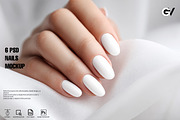 Nails Mockup 6 PSD files, a Product Mockup by GraphicVil (Thumbnail 1 of 9)