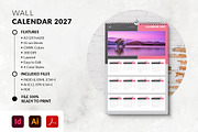 Minimalist Wall Calendar 2027 - A3, a Stationery Template by MstArtwork (Thumbnail 2 of 5)