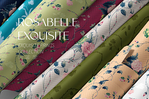Rosabelle Prints Collection & Motifs, a Pattern Graphic by LEAFure