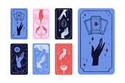 Magic tarot card back designs set, a Decorative Illustration by PaperTrident (Thumbnail 3 of 3)